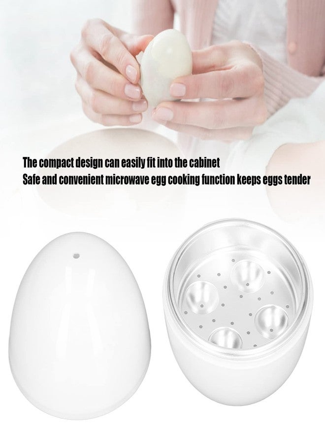BOENLU Microwave Egg Cooker for 4 Eggs,Hard Boiled Egg Cooker Compact Microwave Safe Egg Boiler for Hard Soft or Poached Eggs Space Saving Design - Image 4